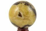 Polished Septarian Sphere - Madagascar #203649-1